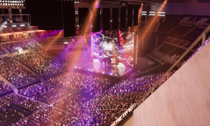 Barclays Center - Section 212 Seat View