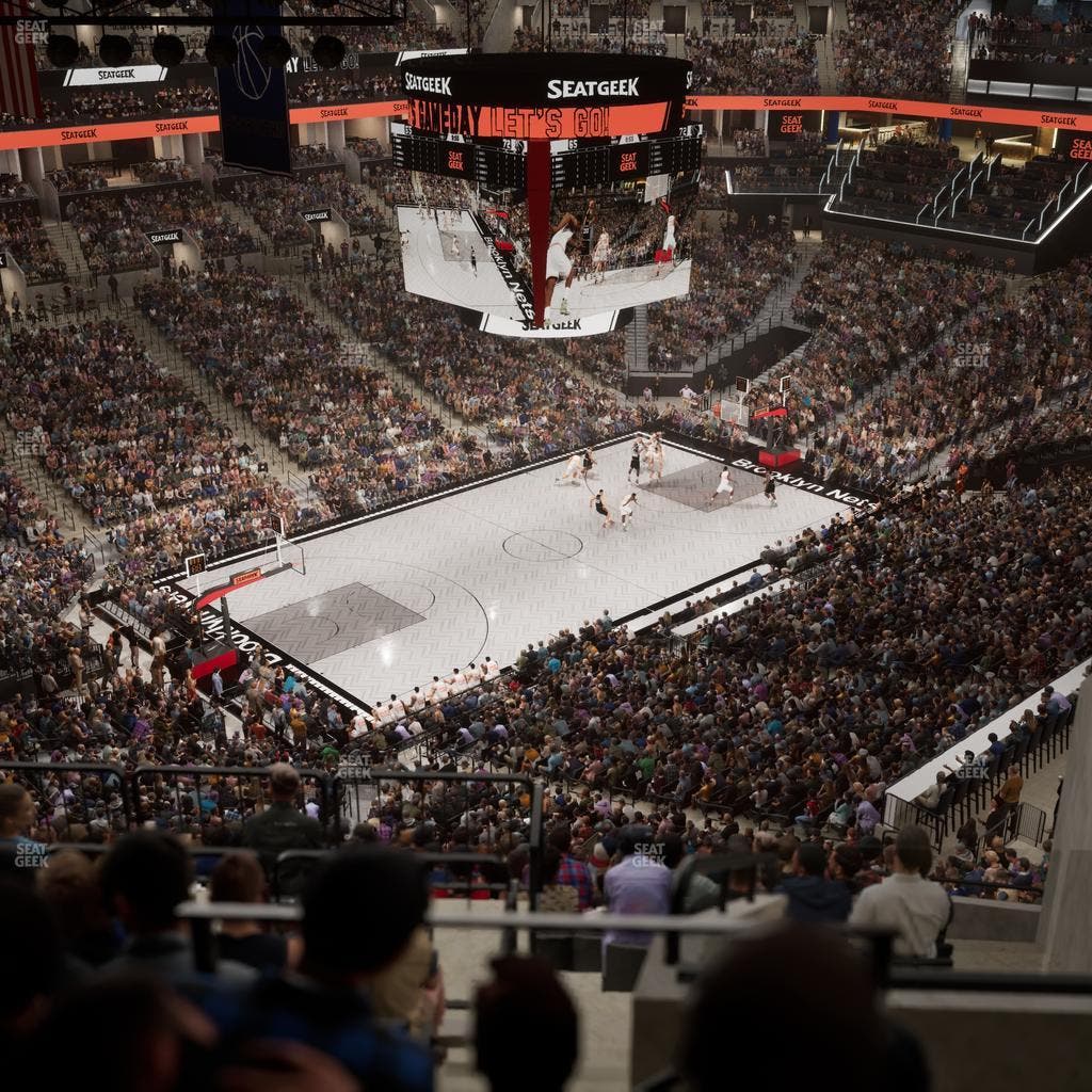 Barclays Center - Section 212 Seat View