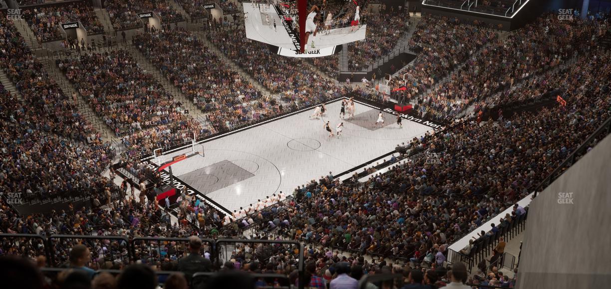 Barclays Center - Section 212 Seat View