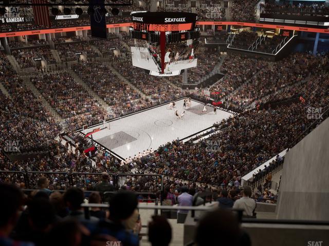 Barclays Center - Section 212 Seat View Barclays Center - Section 212 Seat View