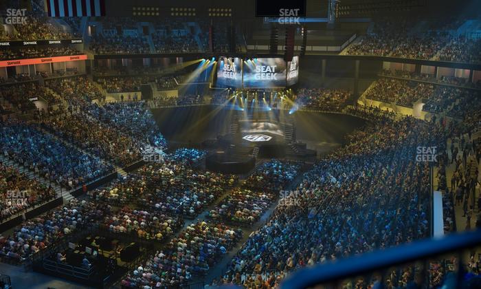 Barclays Center - Section 213 Wc Seat View