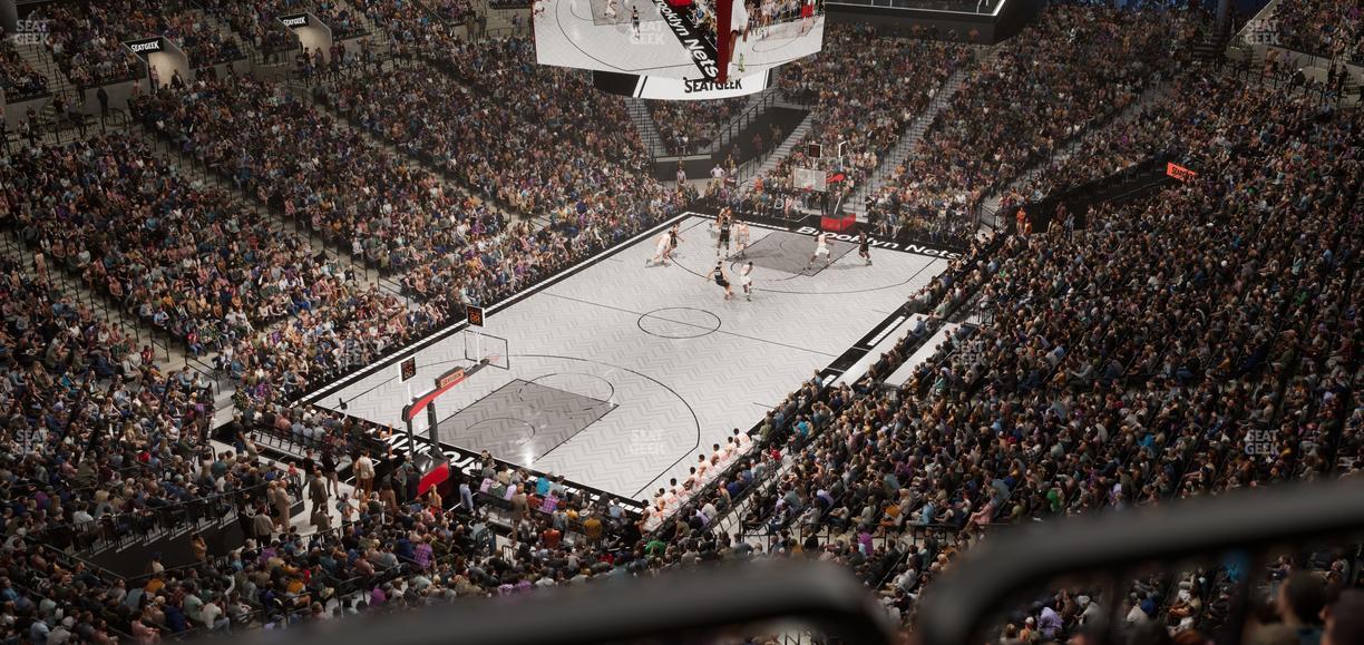 Barclays Center - Section 213 Wc Seat View