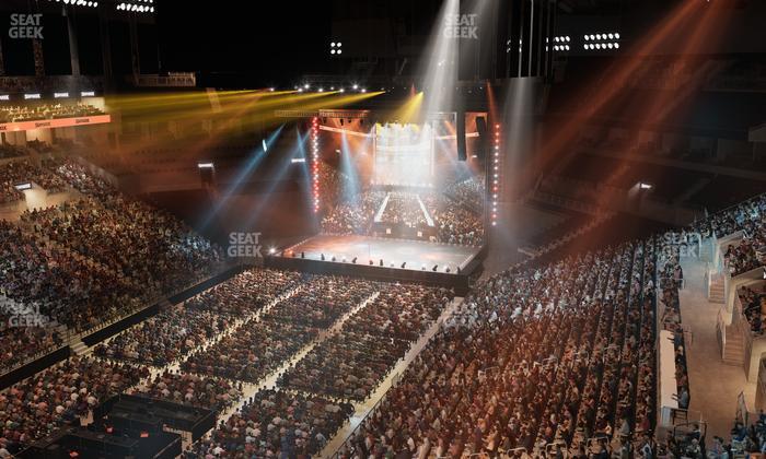 Barclays Center - Section 213 Wc Seat View