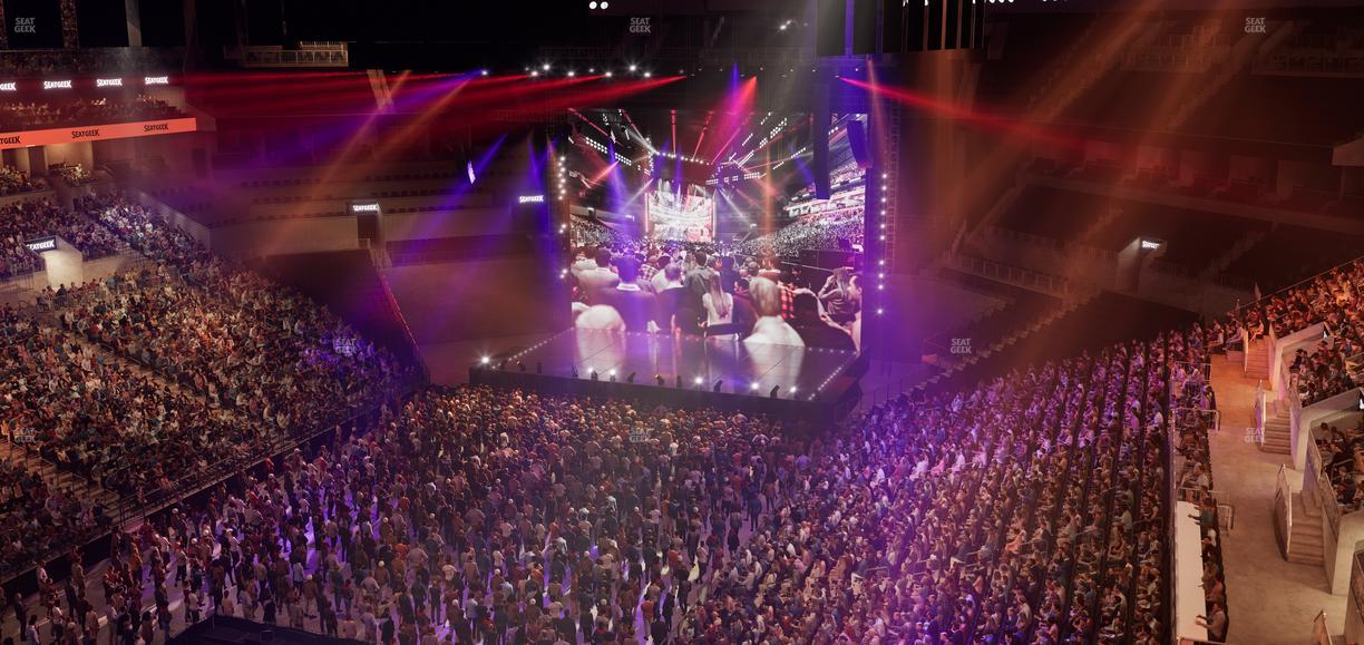 Barclays Center - Section 213 Wc Seat View