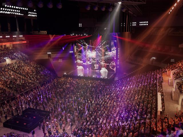 Barclays Center - Section 213 Wc Seat View