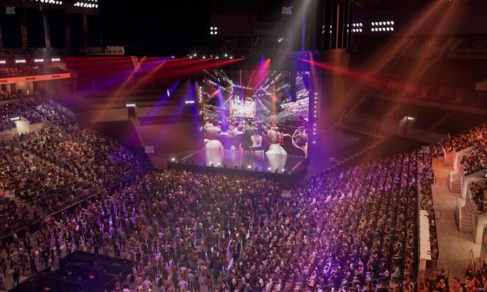 Barclays Center - Section 213 Wc Seat View