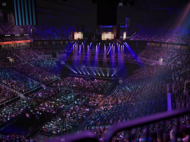 Barclays Center - Section 213 Wc Seat View