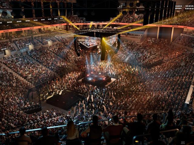 Barclays Center - Section 213 Seat View