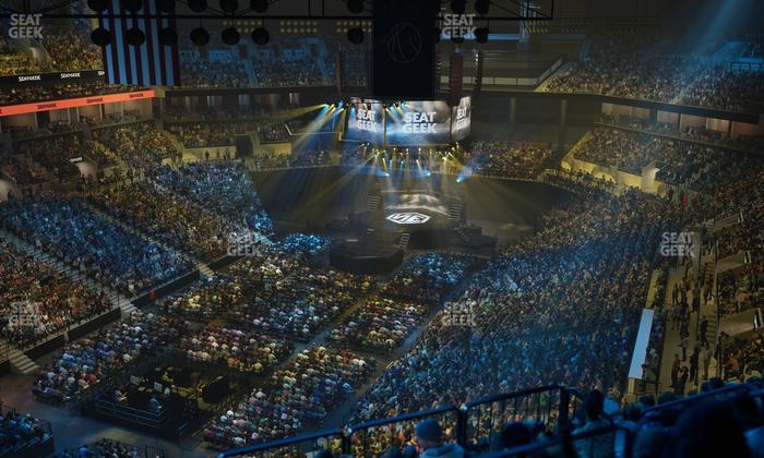 Barclays Center - Section 213 Seat View