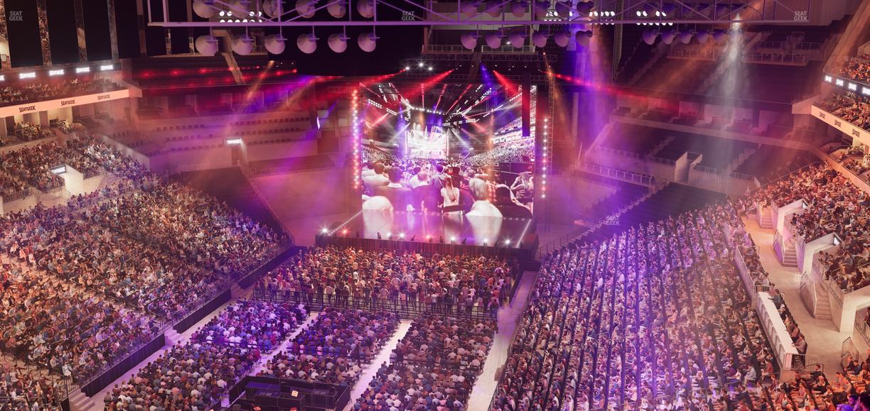 Barclays Center - Section 214 Seat View