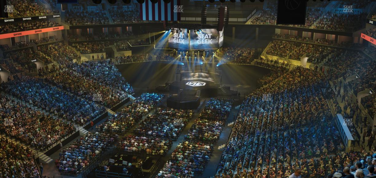 Barclays Center - Section 214 Seat View