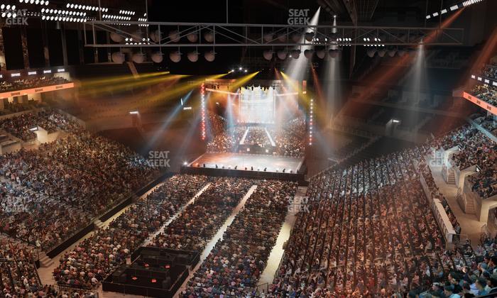 Barclays Center - Section 214 Seat View