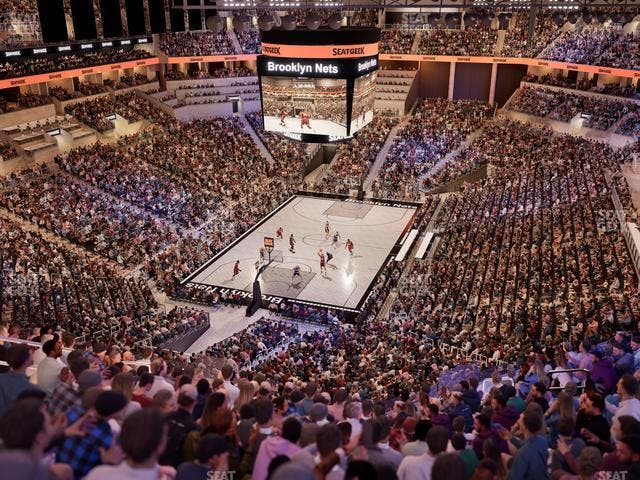 Barclays Center - Section 214 Seat View
