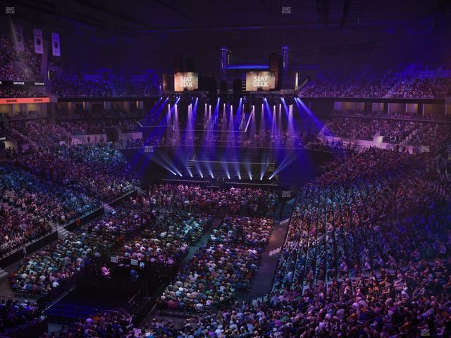 Barclays Center - Section 214 Seat View