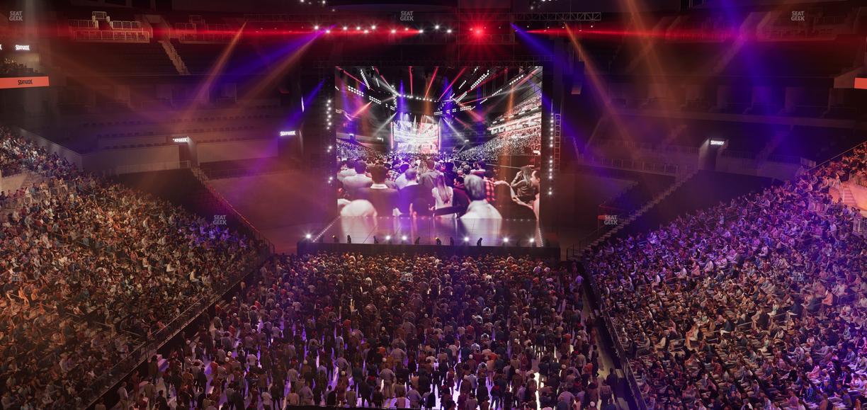 Barclays Center - Section 215 Seat View