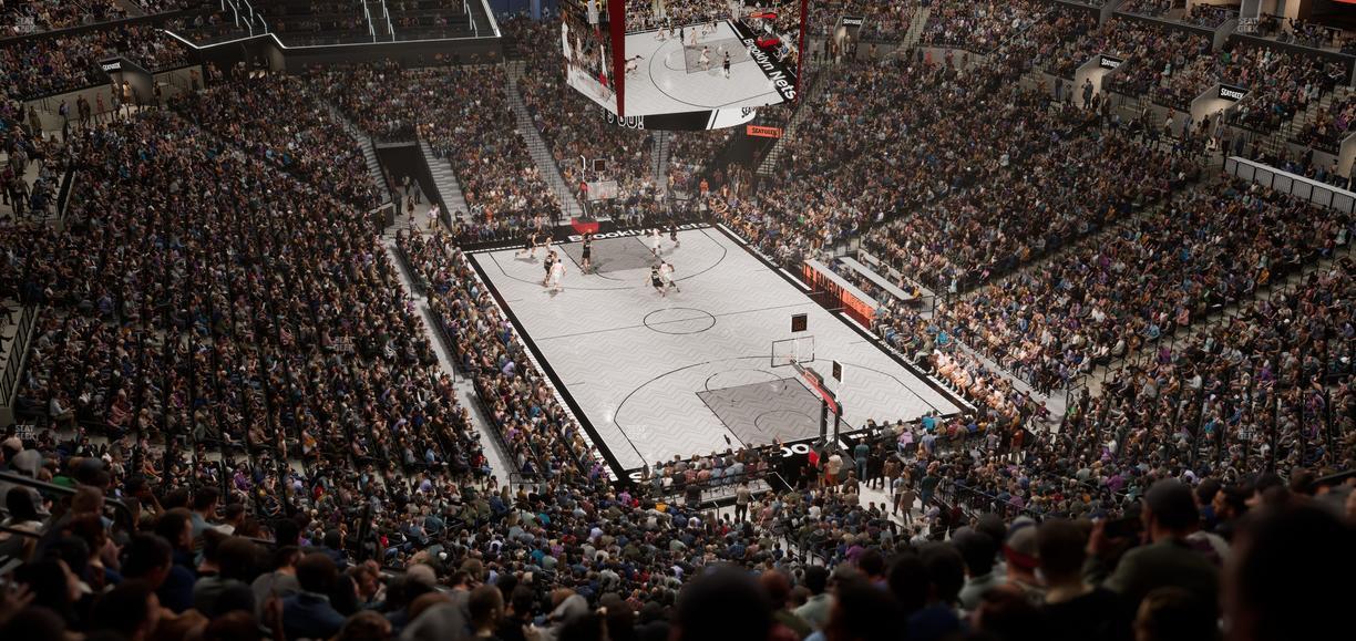 Barclays Center - Section 218 Seat View