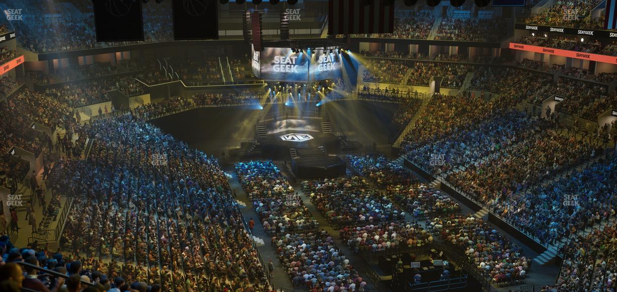 Barclays Center - Section 218 Seat View