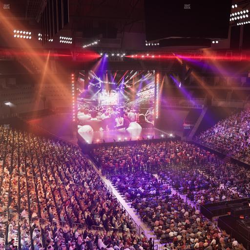 Barclays Center - Section 219 Seat View