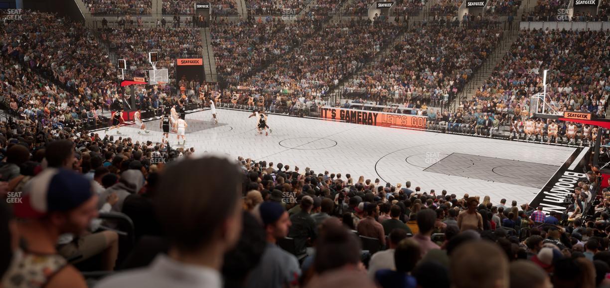 Barclays Center - Section 22 Seat View