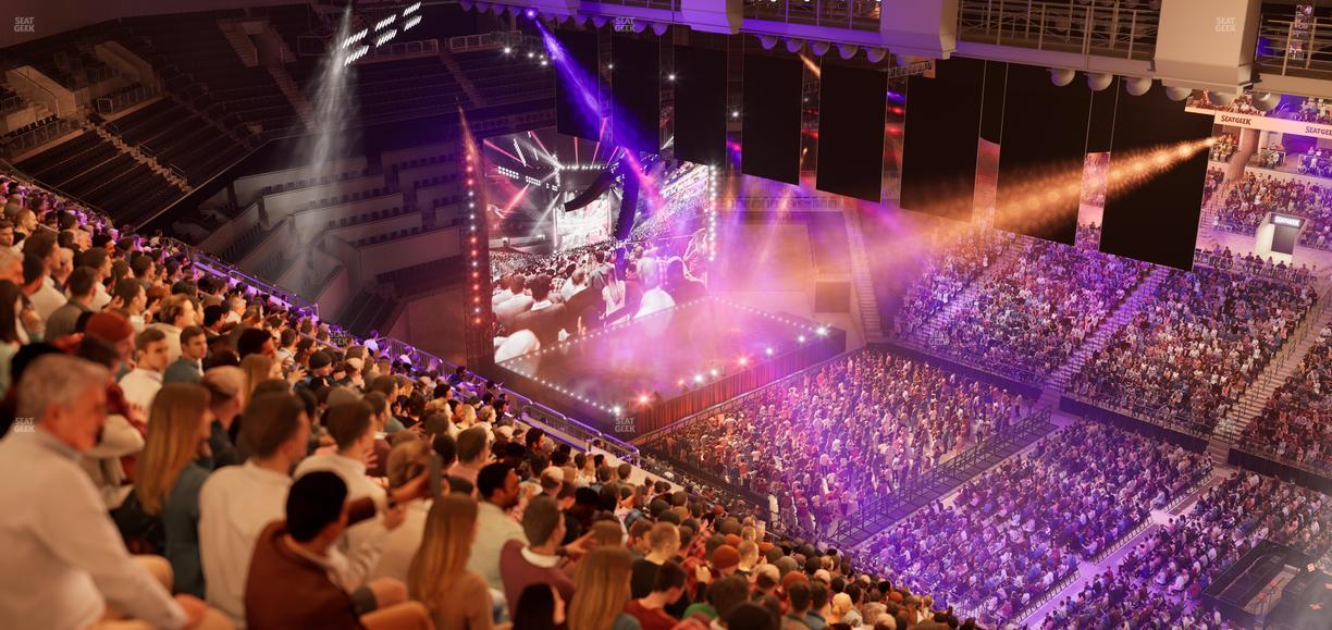 Barclays Center - Section 221 Seat View