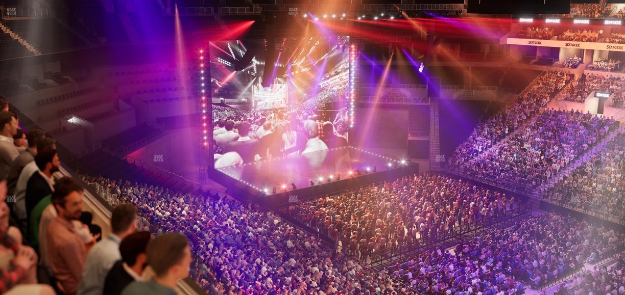 Barclays Center - Section 221 Seat View