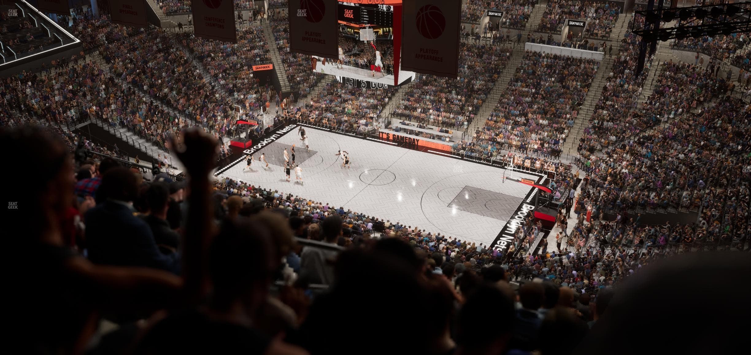 Barclays Center - Section 221 Seat View