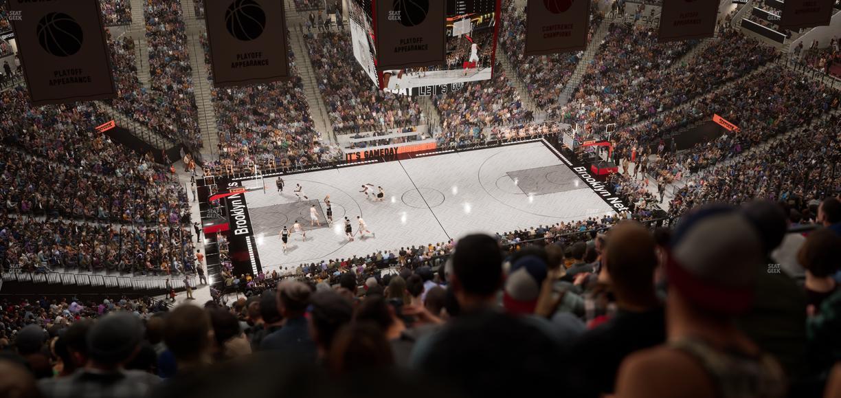 Barclays Center - Section 226 Seat View