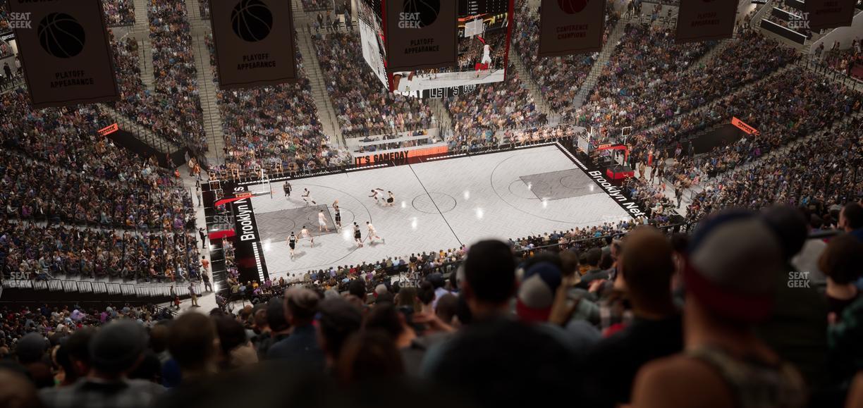 Barclays Center - Section 226 Seat View