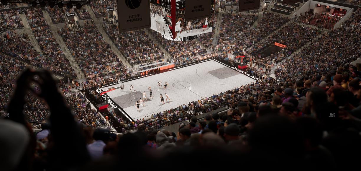 Barclays Center - Section 227 Seat View