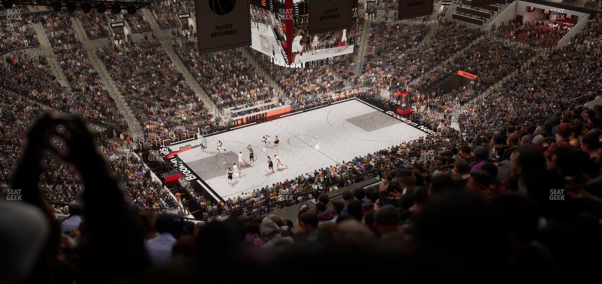 Barclays Center - Section 227 Seat View