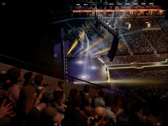 Official view from Section 227 at Barclays Center
