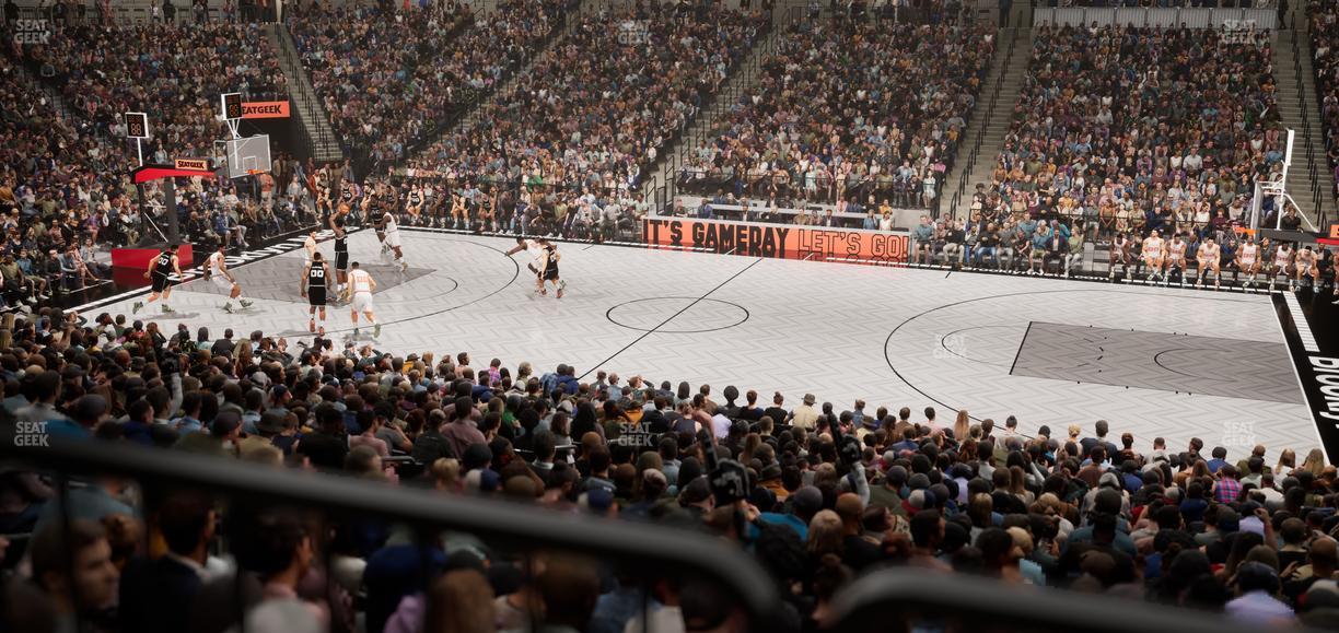 Barclays Center - Section 23 Wc Seat View