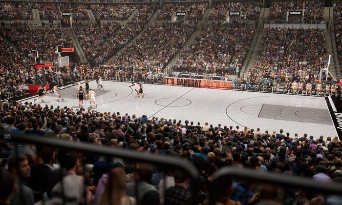 Barclays Center - Section 23 Wc Seat View