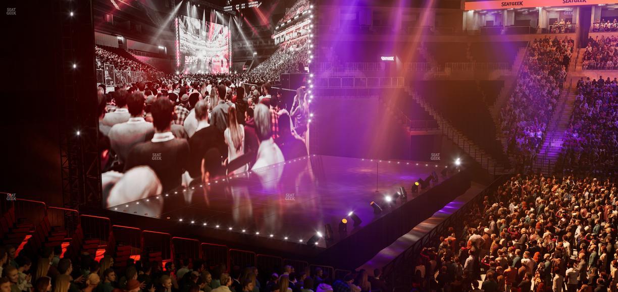 Barclays Center - Section 25 Wc Seat View