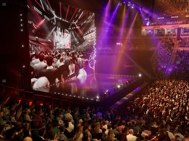 Barclays Center - Section 25 Wc Seat View