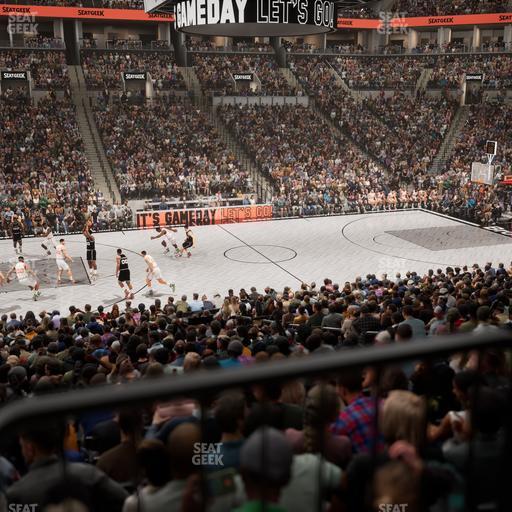 Barclays Center - Section 25 Wc Seat View