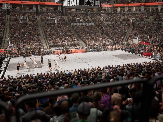 Barclays Center - Section 25 Wc Seat View