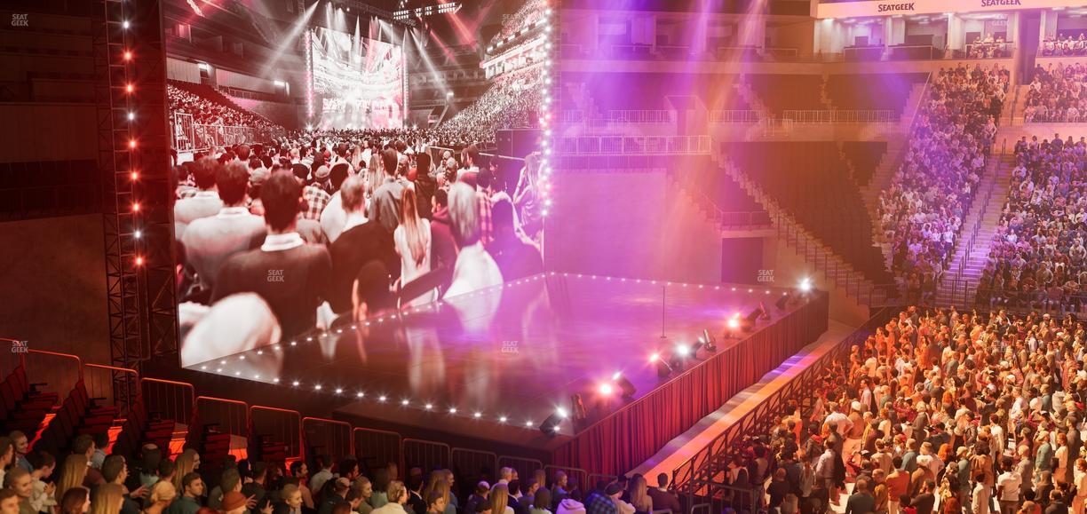 Barclays Center - Section 25 Wc Seat View