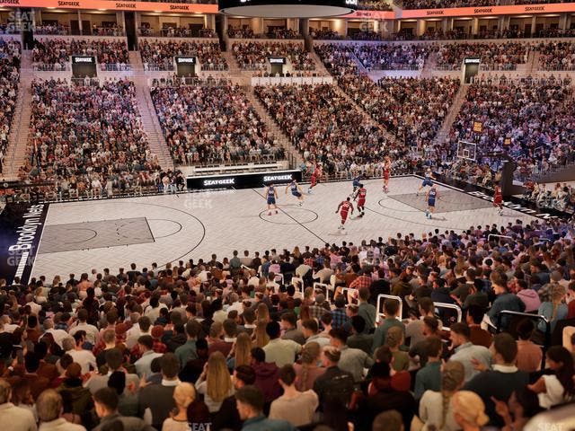 Barclays Center - Section 25 Wc Seat View