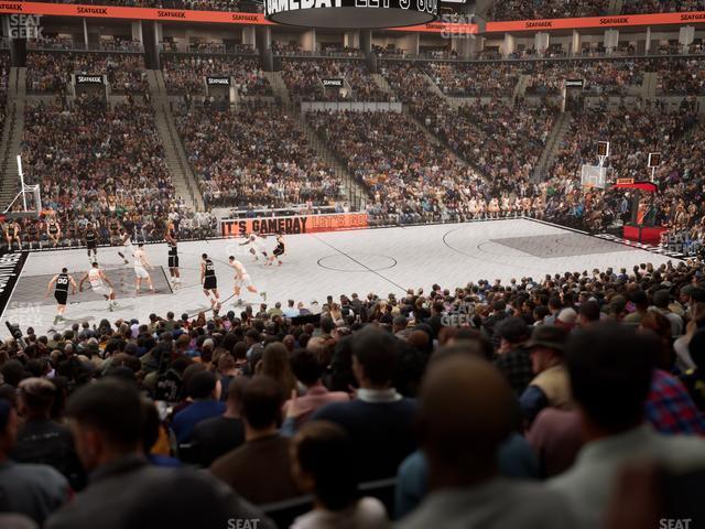 Barclays Center - Section 25 Seat View Barclays Center - Section 25 Seat View