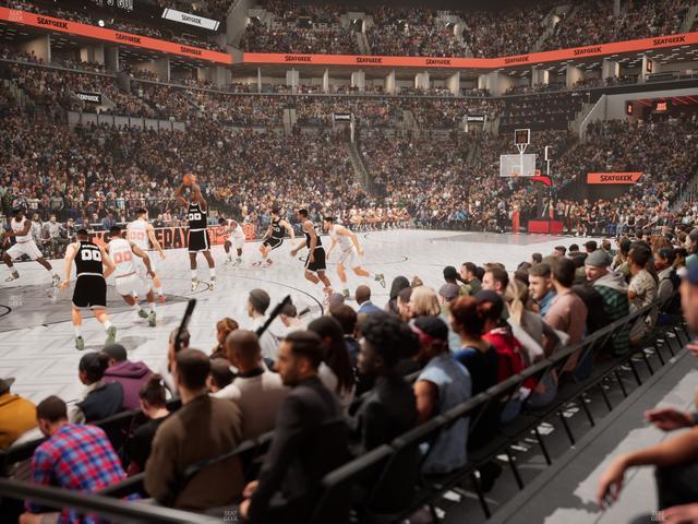 Official view from Section 26 at Barclays Center