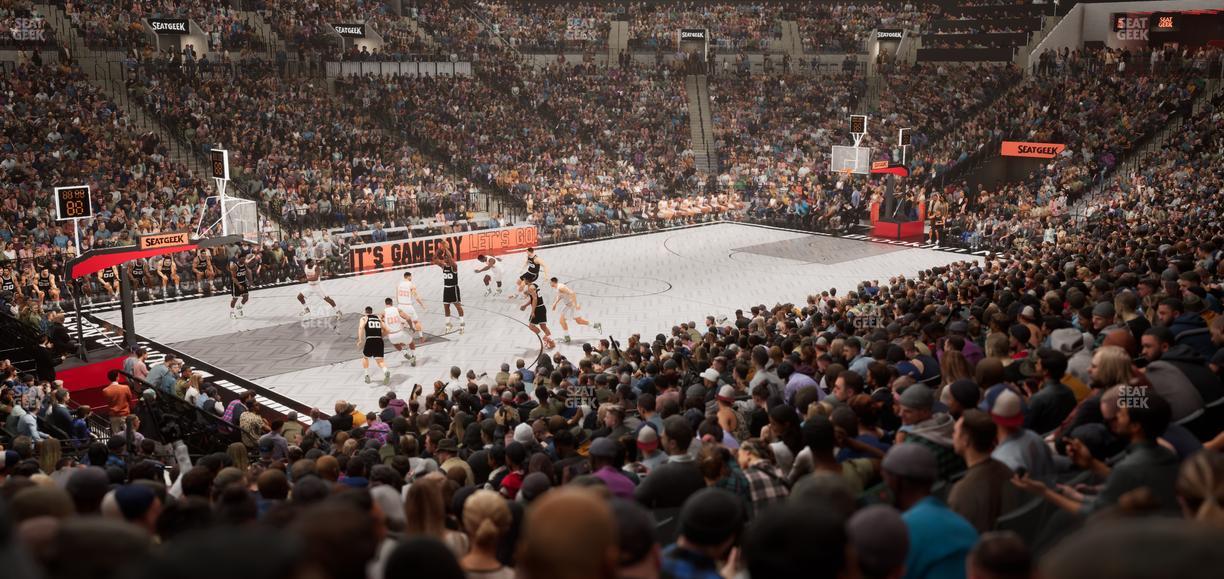 Barclays Center - Section 28 Seat View