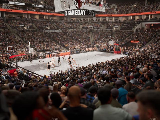 Barclays Center - Section 28 Seat View Barclays Center - Section 28 Seat View