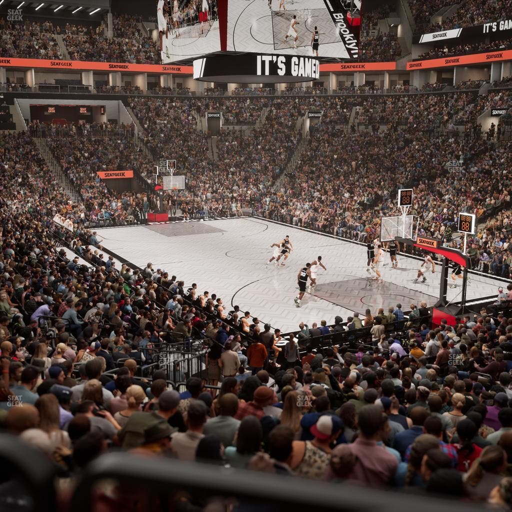 Barclays Center - Section 3 Wc Seat View