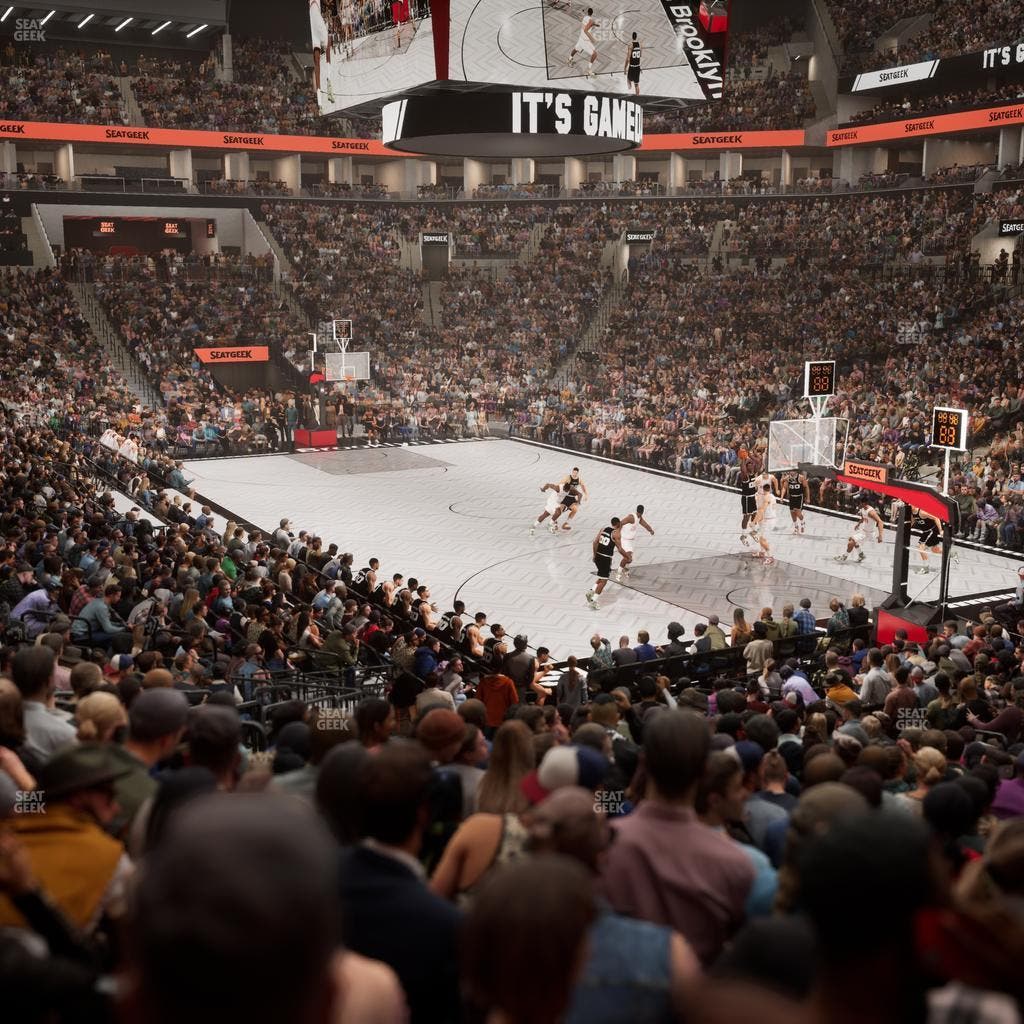 Barclays Center - Section 3 Seat View