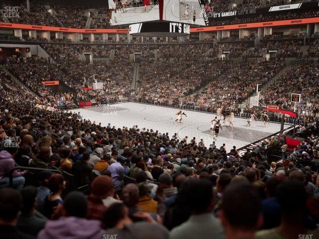 Barclays Center - Section 4 Seat View