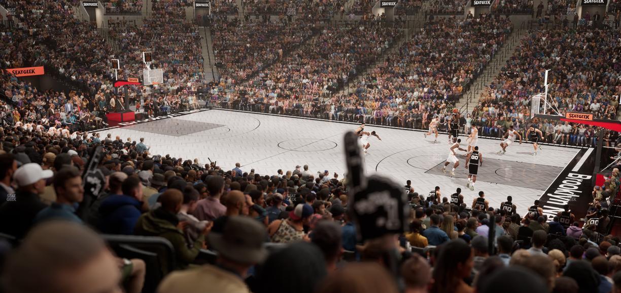 Barclays Center - Section 6 Seat View