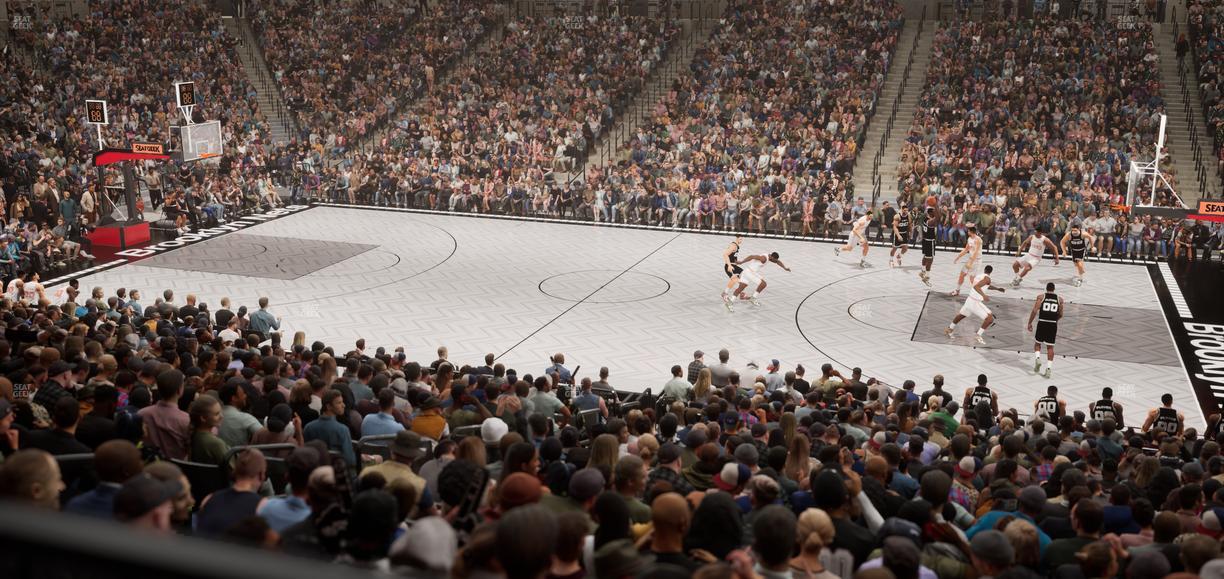 Barclays Center - Section 7 Wc Seat View