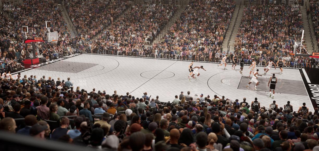 Barclays Center - Section 7 Wc Seat View