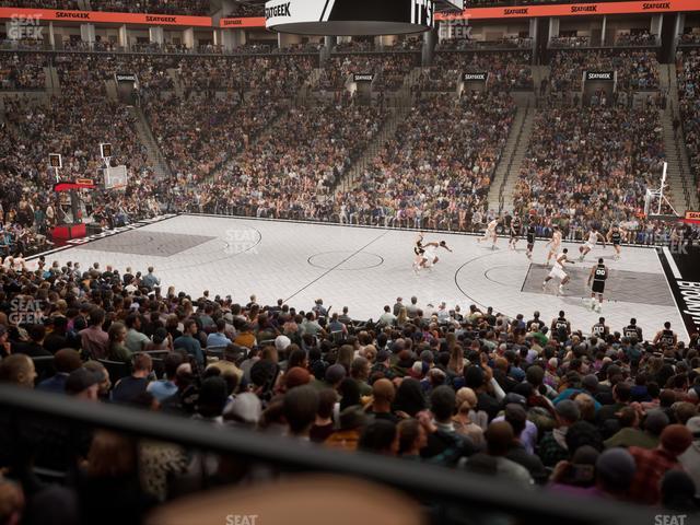 Barclays Center - Section 7 Wc Seat View Barclays Center - Section 7 Wc Seat View